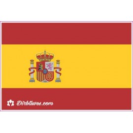 Nacionalinis vėliavos lipdukas - Ispanija